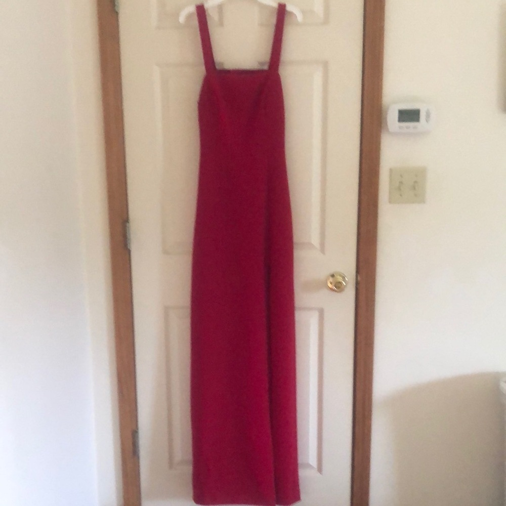 Lovers + friends floor length red dress